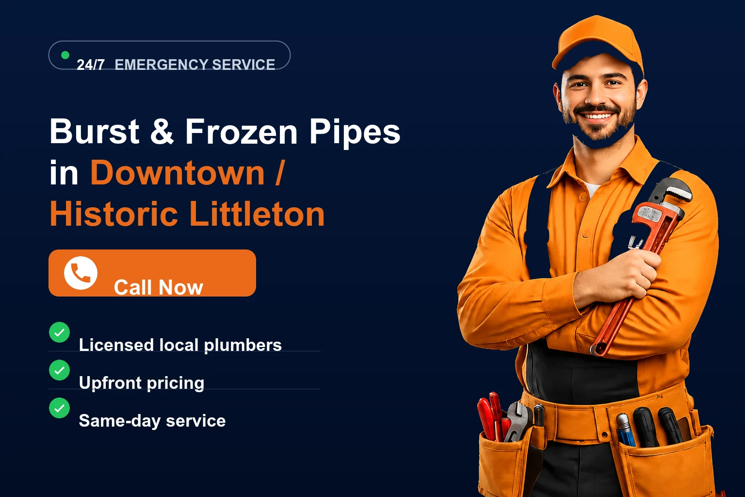 Burst & Frozen Pipes in Downtown / Historic Littleton