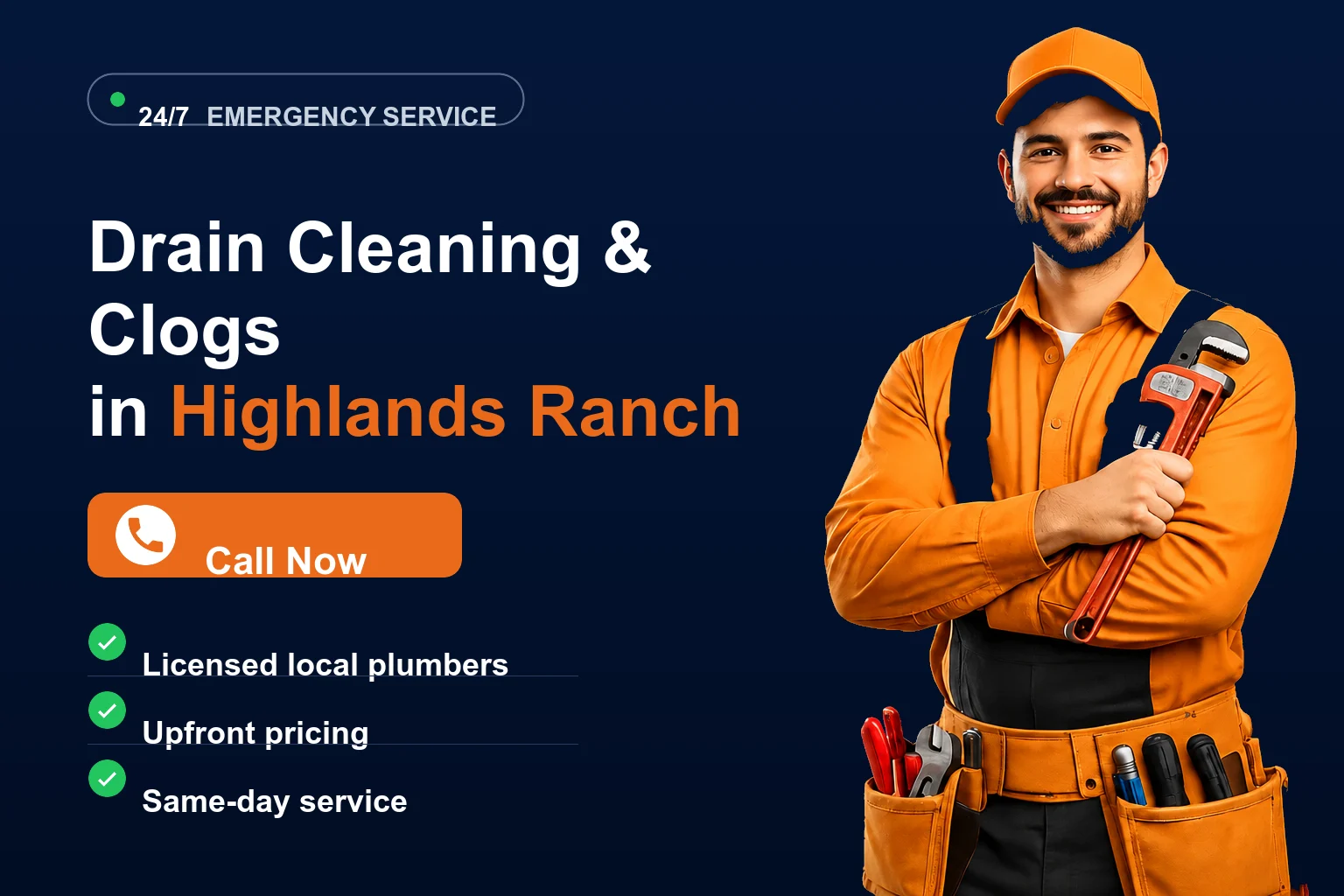 Drain Cleaning & Clogs in Highlands Ranch