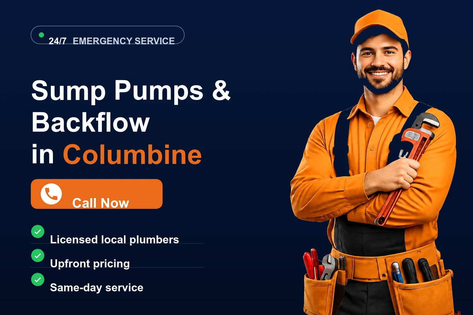 Sump Pumps & Backflow in Columbine