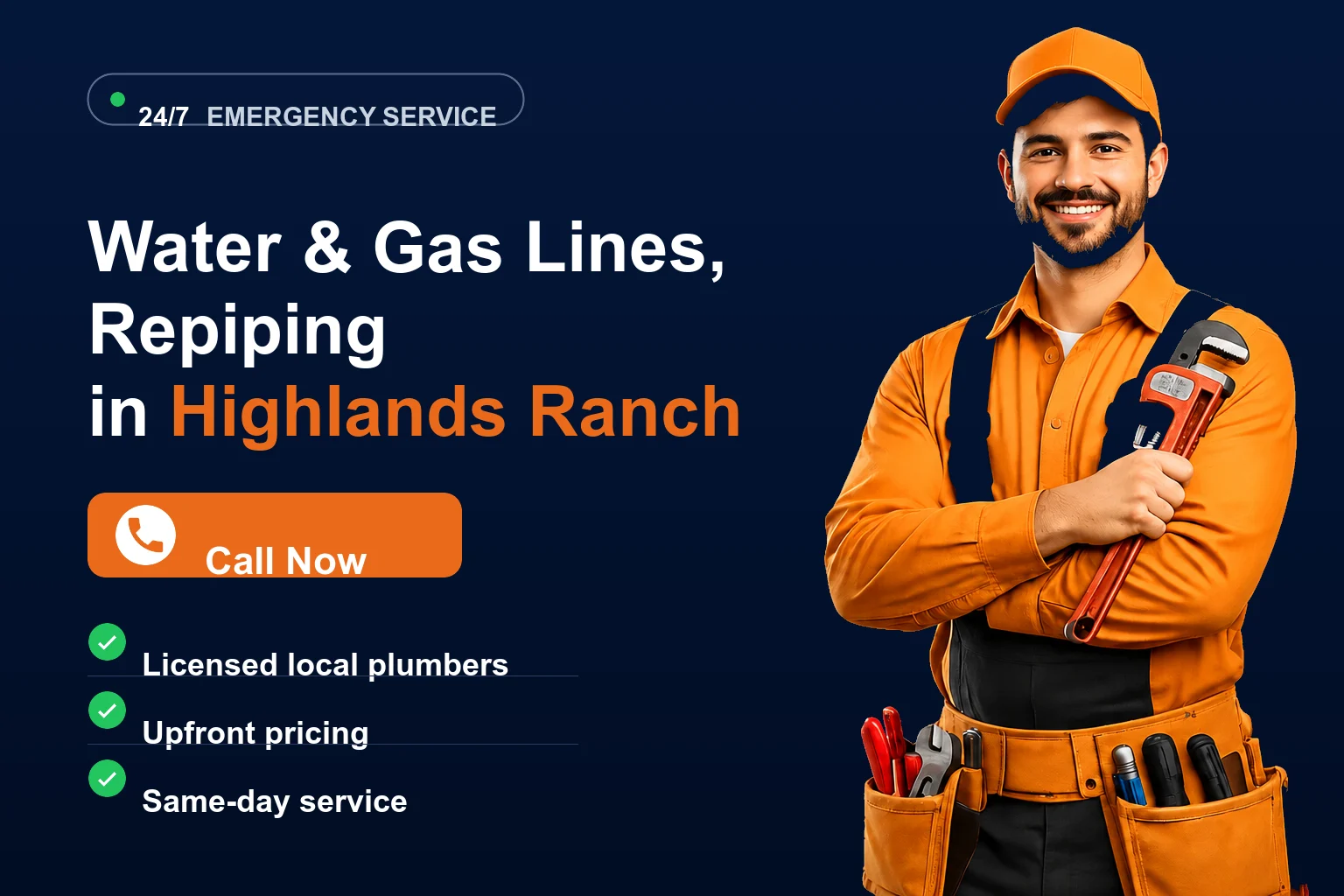 Water & Gas Lines, Repiping in Highlands Ranch